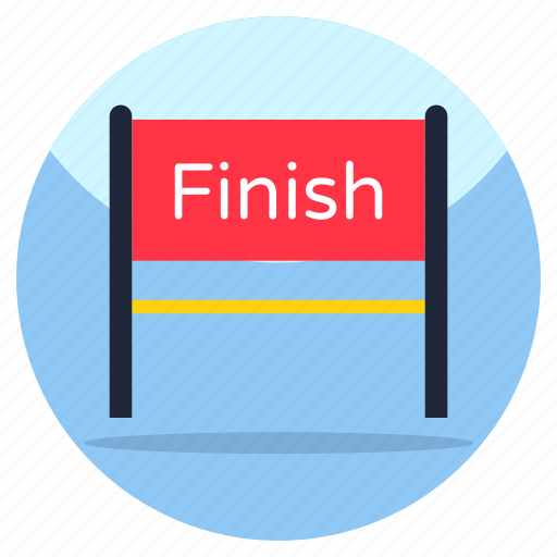 Finishline, endline, race end, destination line, chequered endline icon - Download on Iconfinder