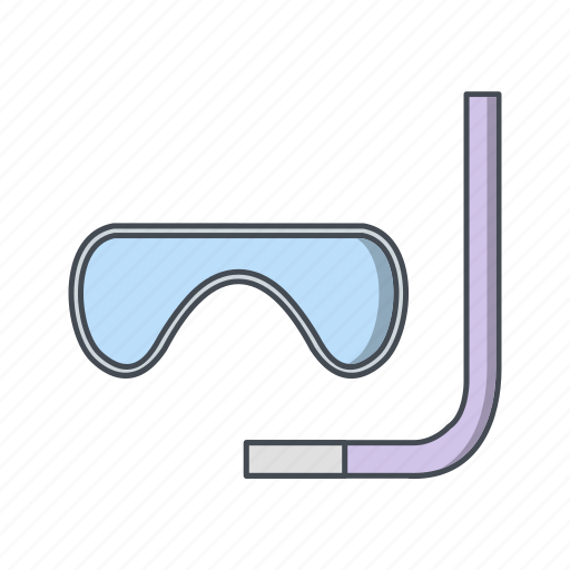 Snorkel, swimming, scuba diving icon - Download on Iconfinder