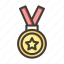 medal, award, winner, badge, prize