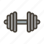 dumbbell, fitness, gym, exercise, weight 