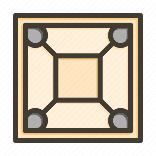 Carrom board, carrom, play, board game, entertainment icon - Download on Iconfinder