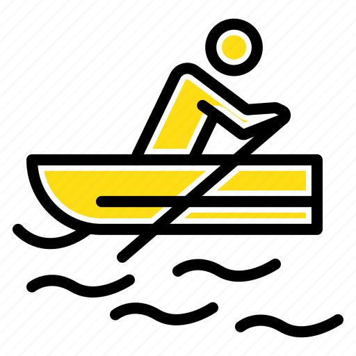 Boat, rowing, training, water icon - Download on Iconfinder