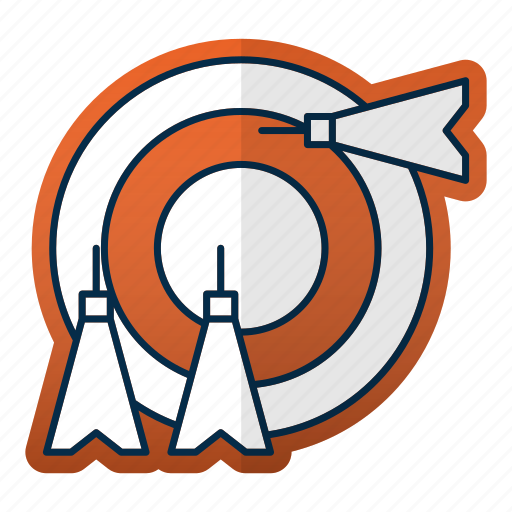 Aim, arrow, equipment, goal, sport, target icon - Download on Iconfinder