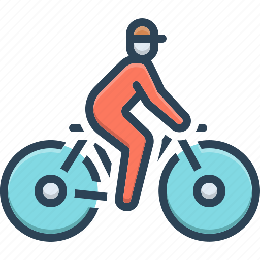 Cycling, bicycle, cyclist, rider, ride, vehicle, transport icon - Download on Iconfinder