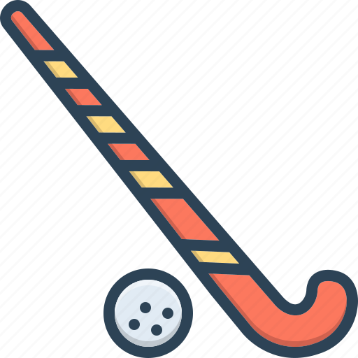 Hockey, ball, sport, game, goal, outdoor, curved stick icon - Download on Iconfinder