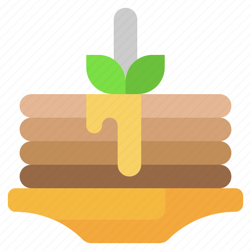 Pancake, protein, dessert, bakery, plate icon - Download on Iconfinder