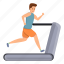 fitness, person, run, sport, sportsman, treadmill 