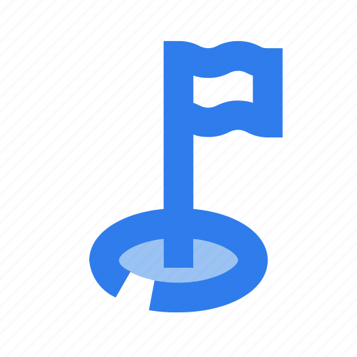 Ball, flag, game, golf, hole, sport, sports icon - Download on Iconfinder