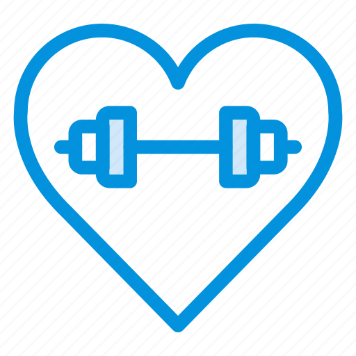 Athlete, athletics, fitness, gym, heart, sport, weight icon - Download on Iconfinder