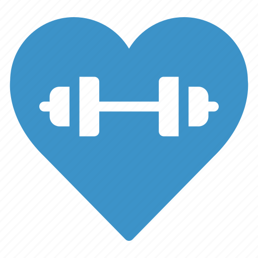Athlete, athletics, fitness, gym, heart, sport, weight icon - Download on Iconfinder