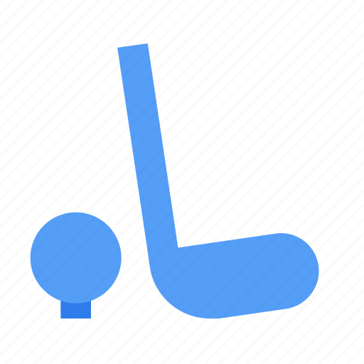 Ball, equipment, game, golf, sport, sports, stick icon - Download on Iconfinder