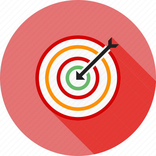 Archery, arrow, bulls eye, dartboard, darts, shoot, target icon - Download on Iconfinder
