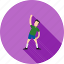 athlete, exercise, fitness, gym, sports, standing, stretch