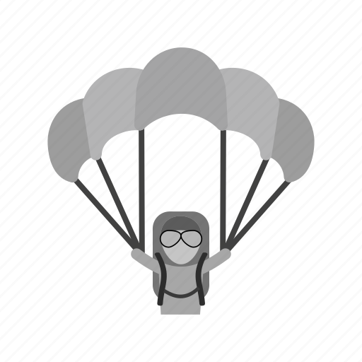 Chute, glider, jumping, parachute, paragliding, sky, sports icon - Download on Iconfinder