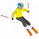 ski, skier, skiing, slalom, slope, snow, sport