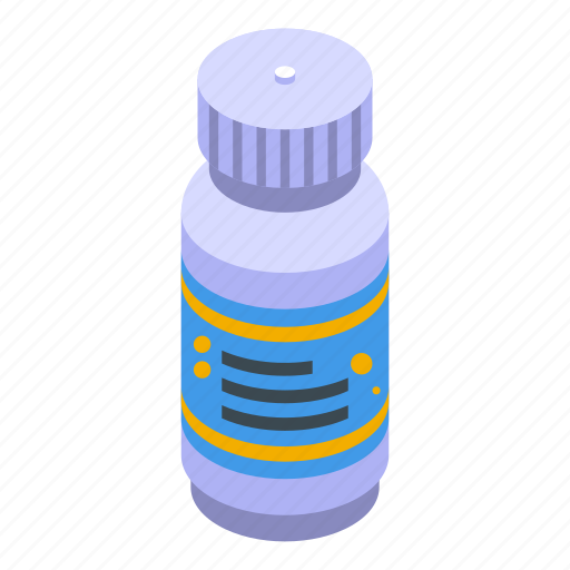 Sport, nutrition, pills, jar, isometric icon - Download on Iconfinder