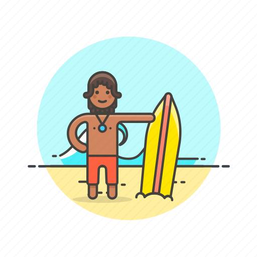 Sports, surfer, beach, board, suit, summer, swimming icon - Download on Iconfinder