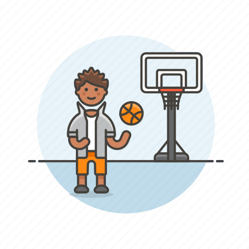 Basketball, sports, street, ball, game, man, outdoor icon - Download on Iconfinder