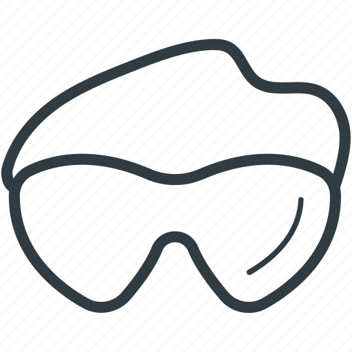 Goggles, lab goggles, ski goggles, swim gear, swim goggles icon - Download on Iconfinder