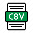 csv, spreadsheet, file