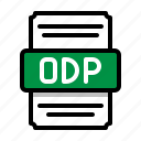 odp, opendocument, spreadsheet, file, format, extension, file type