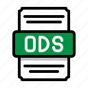 ods, opendocument, spreadsheet, file, extension, format, file type
