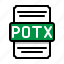 potx, spreadsheet, file, extension, format, document, file type 