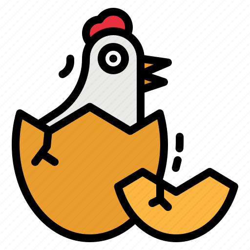Animals, chick, chicken, egg, spring icon - Download on Iconfinder
