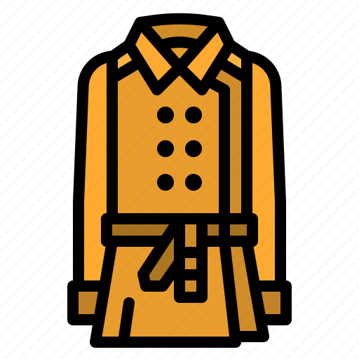 Casual, cloth, coat, spring, woman icon - Download on Iconfinder