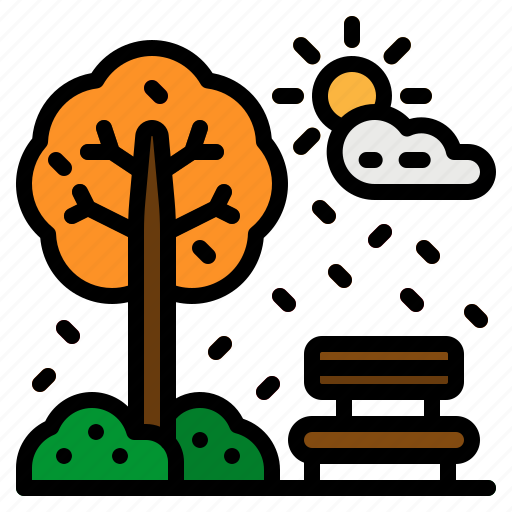 Fall, leaf, nature, park, trees icon - Download on Iconfinder