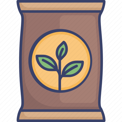 Bag, fertilizer, gardening, natural, nature, plant, sack icon - Download on Iconfinder
