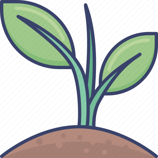 Gardening, ground, leaf, nature, plant, sprout icon - Download on Iconfinder