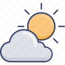 cloud, day, forecast, sun, sunny, weather
