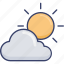 cloud, day, forecast, sun, sunny, weather 