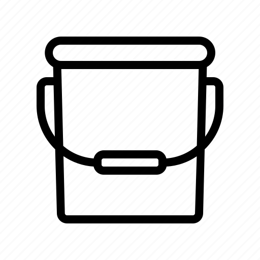 Bucket, pail, construction and tools, farming, water icon - Download on Iconfinder