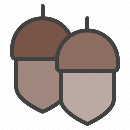 Acorns, autumn, fall, nuts, spring icon - Download on Iconfinder