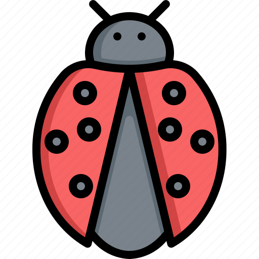 Ladybug, animal, bug, animals, spring, nature, plant icon - Download on Iconfinder
