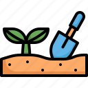 plant, shovel, nature, botanical, tree, environment