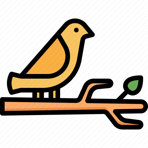 Bird, branch, wings, wildlife, animals, fly, forest icon - Download on Iconfinder