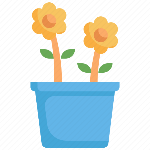 Plant, pot, flower, nature, blossom, botanical icon - Download on Iconfinder