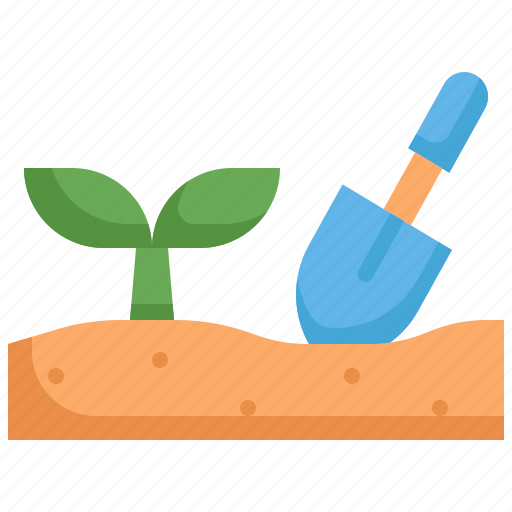 Plant, shovel, nature, botanical, tree icon - Download on Iconfinder