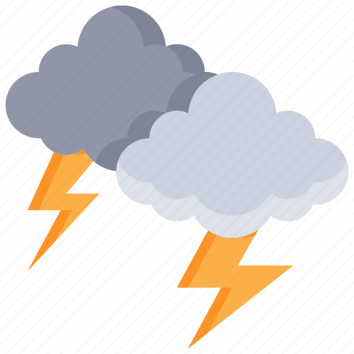 Thunder, storm, meteorology, weather, cloud icon - Download on Iconfinder