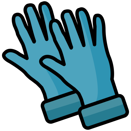 Christmas, cleaning, cleaning gloves, clod, gardening, gloves, wearing icon - Free download