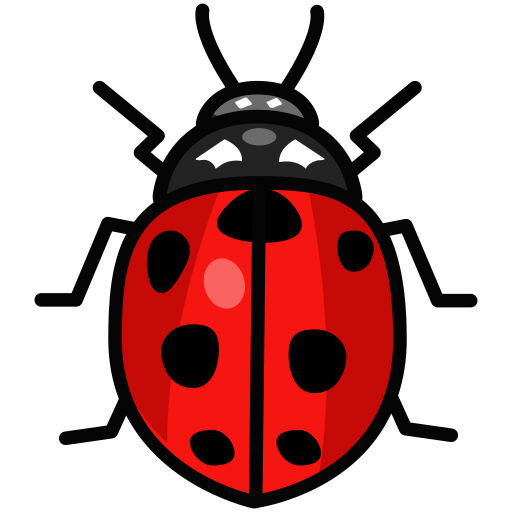 Bug, ladybird, ladybug, virus icon - Free download