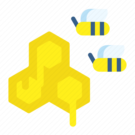 Honey, bee, spring, honeycomb icon - Download on Iconfinder