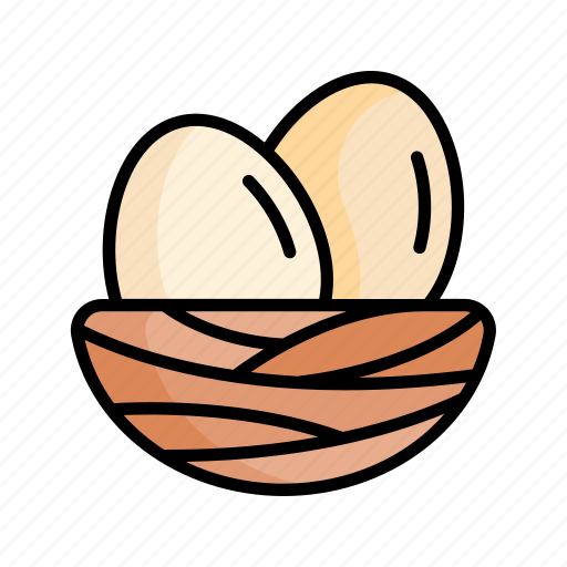 Bird, nest, egg, spring, nature, season icon - Download on Iconfinder