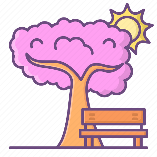 Park, outdoor, spring, blossom, tree icon - Download on Iconfinder