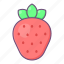 strawberry, fruit, berry, vegetable 