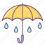 umbrella, sun, rain, weather, spring 