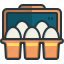 eggs, farm, organic, food, carton, tray 